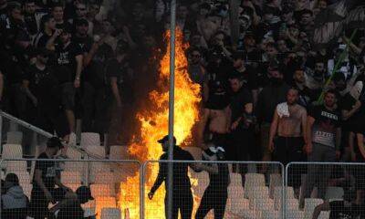 Violence disrupts Panathinaikos’s Greek Cup final win over PAOK