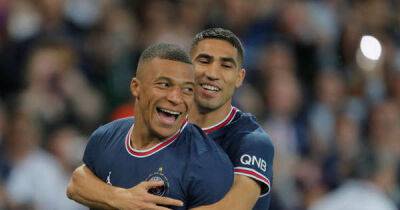 Kylian Mbappe celebrates new contract with hat-trick as PSG thrash Metz