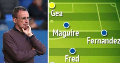 How Manchester United should line up vs Crystal Palace in Premier League fixture