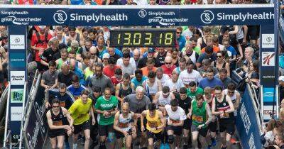 Great Manchester Run 2022 LIVE updates, start times and results for 10km and half marathon races - manchestereveningnews.co.uk - Manchester -  Portland