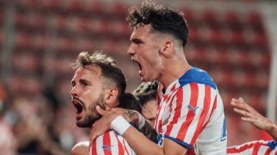 GIRONA 2 - MIRANDÉS 0 El Girona ya huele el playoff