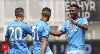 Napoli beat Spezia in match stopped for fan violence