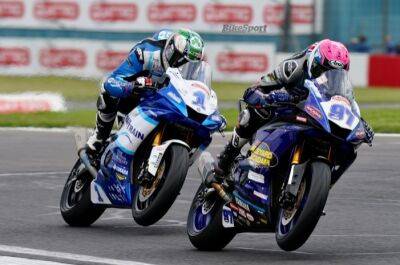 Donington BSB: Double Supersport success for Perie