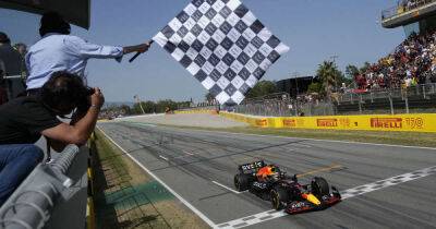 Motor racing-Verstappen takes F1 lead with win in Spain, agony for Leclerc
