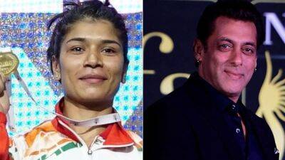 World Boxing Champion Nikhat Zareen Mentions Salman Khan In NDTV Interview. He Responds