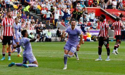 Christian Eriksen - Thomas Frank - Kristoffer Ajer - Jack Harrison - Patrick Bamford - Luke Ayling - Leeds escape the drop as Harrison strike seals final-day win at Brentford - theguardian.com