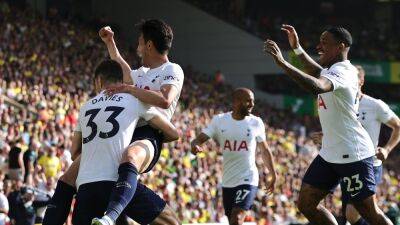Tottenham confirm Champions League place with thrashing of Norwich