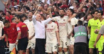 Soccer-AC Milan win first Serie A title in 11 years after final-day victory at Sassuolo