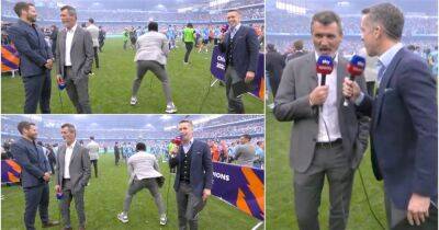 Roy Keane’s reaction to Micah Richards’ singing Yaya-Kolo Toure chant after Man City win PL