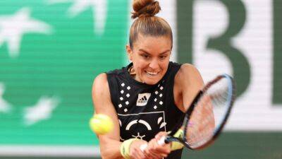 Clara Burel - Maria Sakkari - Karolina Muchova - Fourth seed Sakkari admits to stress in opening win over Burel - channelnewsasia.com - France - Czech Republic