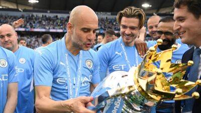 Pep Guardiola: Manchester City become 'legends' with fourth title in five years