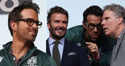 David Beckham - Ryan Reynolds - Rob Macelhenney - Ryan Reynolds, David Beckham and Will Ferrell spotted hanging out at Wembley - msn.com -  Welsh