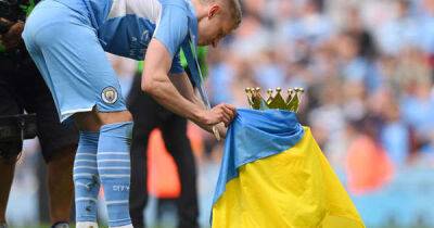 Oleksandr Zinchenko pays emotional tribute to Ukraine after Man City Premier League title win