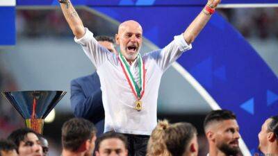 Franck Kessie - Stefano Pioli - Olivier Giroud - 'Let's enjoy this, then challenge Europe's best,' says Pioli after Milan title triumph - channelnewsasia.com - Italy