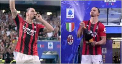 Franck Kessie - Zlatan Ibrahimovic - Olivier Giroud - Zlatan Ibrahimovic may be the coolest man alive as footage of Serie A celebrations emerge - msn.com - Italy -  Man