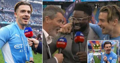 Jack Grealish - Gary Neville - Micah Richards - Roy Keane - Jamie Redknapp - 'Keep off the top shelf!': Roy Keane jokes with Jack Grealish - msn.com - Manchester