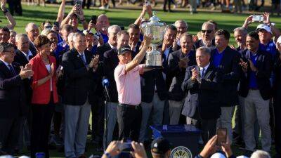 PGA Championship 2022 -- Tiger Woods, Justin Rose and more react to Justin Thomas' playoff victory