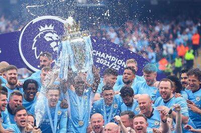 WATCH | Incredible changeroom footage of Man City's league title celebrations