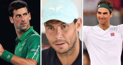 Rafael Nadal on retirement as he admitted 'goal' to beat Novak Djokovic and Roger Federer