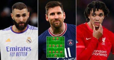 Messi, Benzema, De Bruyne: The highest-rated XI for the 2021/22 season
