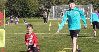 Ukrainian boy welcomed into North Wales 'football family' as he joins Corwen FC session - msn.com - Britain - Ukraine