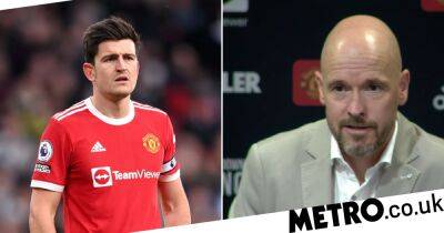 Erik ten Hag confirms ‘great player’ Harry Maguire will stay at Manchester United