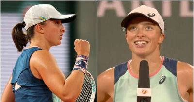 Iga Swiatek - Serena Williams - Lesia Tsurenko - Iga Świątek "happy" she has time to sightsee after 54-minute win at French Open - msn.com - Qatar - France - Ukraine - Poland -  Paris