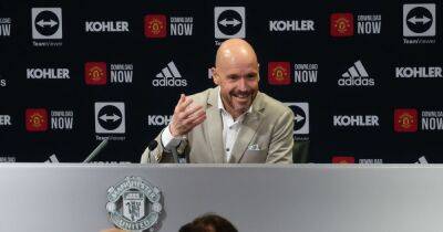 Erik ten Hag provides a surprise at Manchester United press conference unveiling