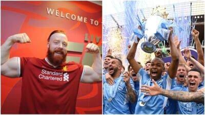 Sheamus shares reaction to Manchester City's Premier League title win
