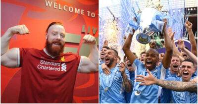 Liverpool fan Sheamus shares reaction to Man City title triumph