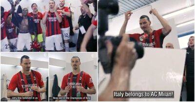 Franck Kessie - Zlatan Ibrahimovic - Olivier Giroud - Zlatan Ibrahimovic: AC Milan striker's dressing room speech after Serie A win - givemesport.com - Italy