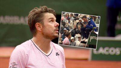'F***ing freezing!' - Stanislas Wawrinka furious at umpire over 'not normal' water temperature at French Open