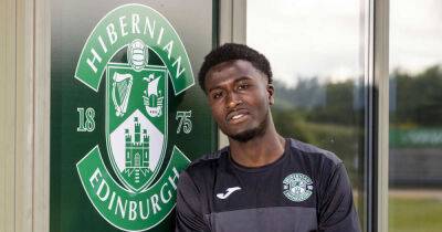 Nohan Kenneh joins Hibs on three-year deal as midfielder makes switch from Leeds