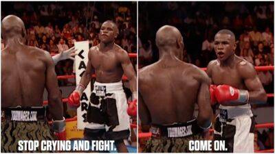 Floyd Mayweather famously told DeMarcus Corley to 'stop crying and fight' in 2004