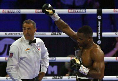 Jake Paul beckons after Eddie Hearn-promoted Cheavon Clarke beats Pawel Martyniuk at the O2 Arena