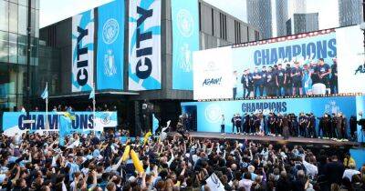 Man City and their fans cut loose with Premier League celebrations