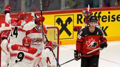 Canada suffers upset loss to Denmark, drop 2nd in a row at men's hockey worlds