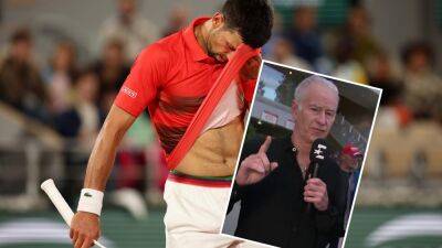 John Macenroe - Tim Henman - 'Why would they boo?' – John McEnroe fumes as Novak Djokovic jeered over wild celebrations at French Open - eurosport.com - Russia - France - Usa - Belarus