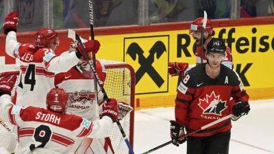 Canada falls to Denmark in men's world hockey championship