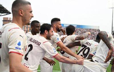 Franck Kessie - Stefano Pioli - Olivier Giroud - Alexis Saelemaekers - AC Milan win first Serie A title since 2011 - beinsports.com - France - Italy -  Milan