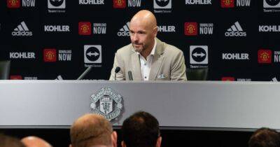 Erik ten Hag's first act as Manchester United manager must also be his last