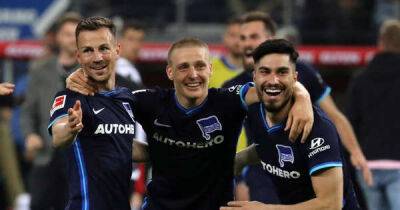 Hertha Berlin beat the drop with win over Hamburg in relegation play-off