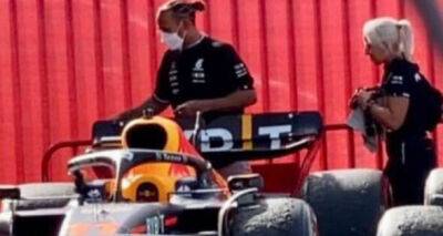 Mercedes respond to 'suspicious' Lewis Hamilton picture from Spanish Grand Prix