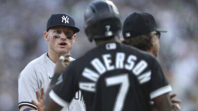 Rob Manfred - Jackie Robinson - Josh Donaldson - Tim Anderson - Tony La-Russa - Yankees' Josh Donaldson suspended one game with a fine for 'Jackie Robinson' comment - foxnews.com - Usa - New York - county White