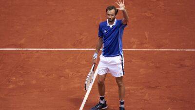 Daniil Medvedev eases into round two at the French Open