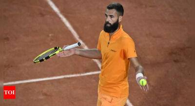 Emil Ruusuvuori - Benoit Paire - Paire implodes at French Open with 24 double faults - timesofindia.indiatimes.com - France - Australia -  Paris