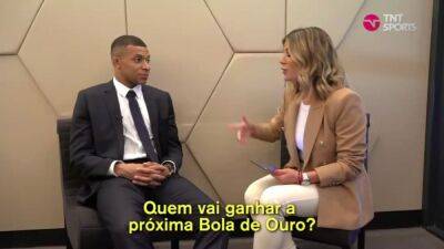 Mbappé se la 'devuelve' a Benzema con esta respuesta en TNT Brasil - en.as.com