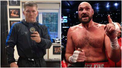 Tyson Fury praises Ricky Hatton for weight loss after new image emerges