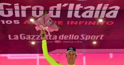 Richard Carapaz - Mikel Landa - Cycling-Hirt overcomes cramps and faulty bike to win mountainous Giro stage 16 - msn.com - Italy - Australia - Czech Republic - Bahrain