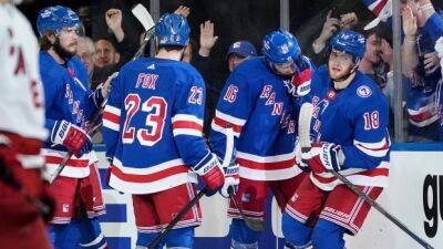 Rangers beat Hurricanes, even series at 2-2